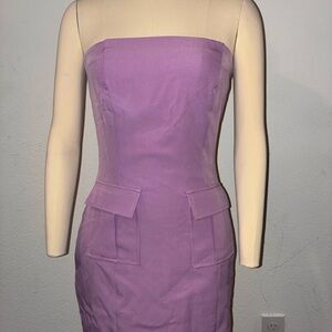 Forever 21 Strapless Lavender Dress